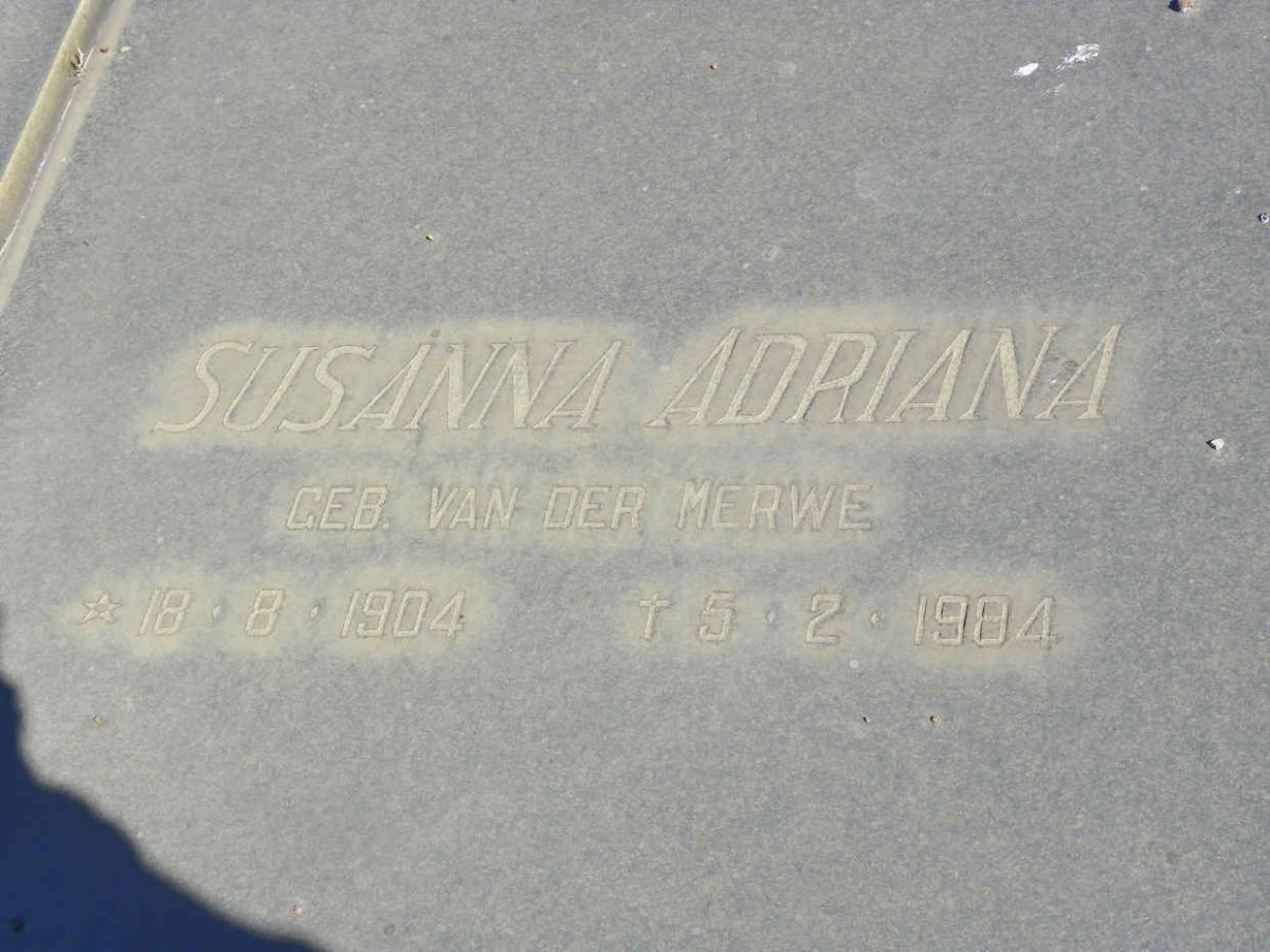 GANGEL Hendrik Frederik 1903–1991 &amp; Susanna Adriana VAN DER MERWE 1904–1984 #4