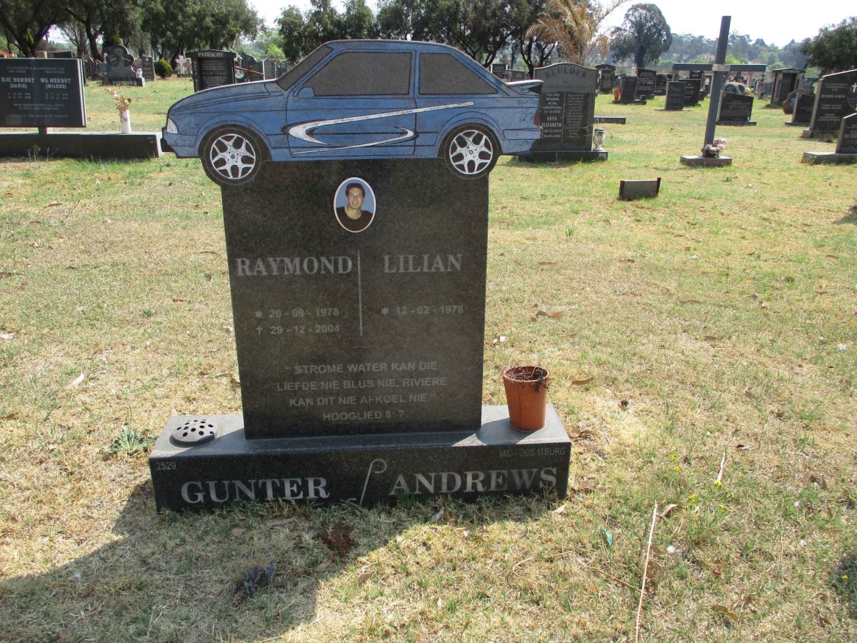 GUNTER Raymond 1978-2004 :: ANDREWS Lilian 1978-