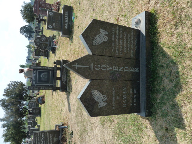 GOVENDER Raman 1933-2005