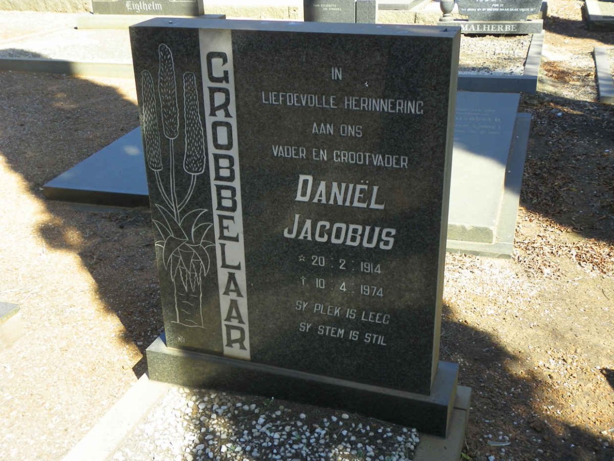 GROBBELAAR Daniel Jacobus 1914-1974