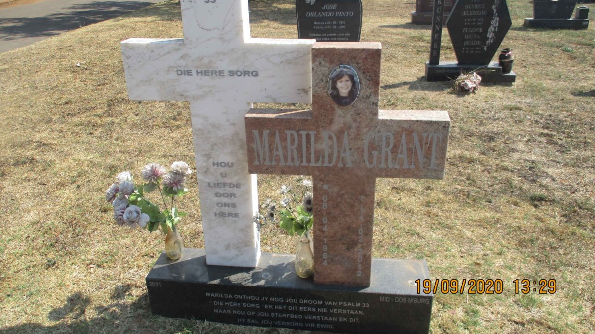 GRANT Marilda 1964-2012