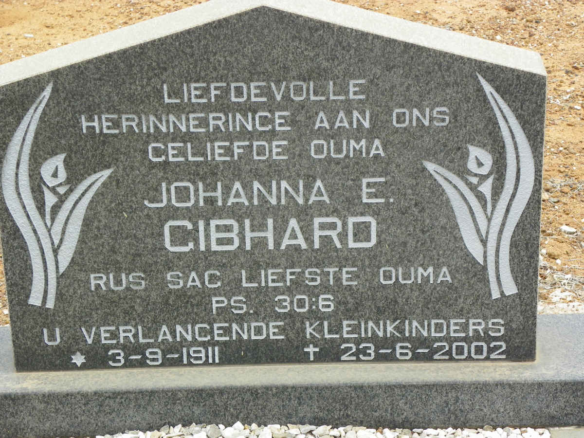GIBHARD Johanna E. 1911-2002