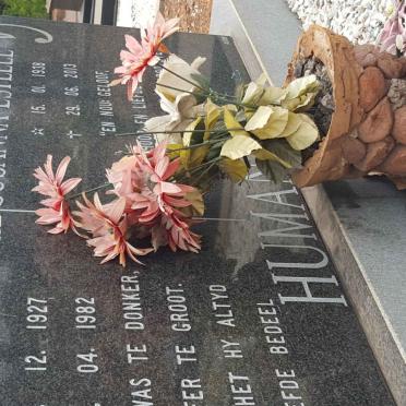 HUMAN Johannes Jurie 1927-1982 &amp; Susanna Estelle 1938-2013 #2