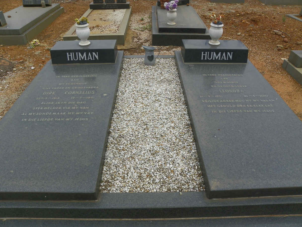 HUMAN Dirk Cornelius 1918–1981 &amp; Leonora 1921–2010 #1