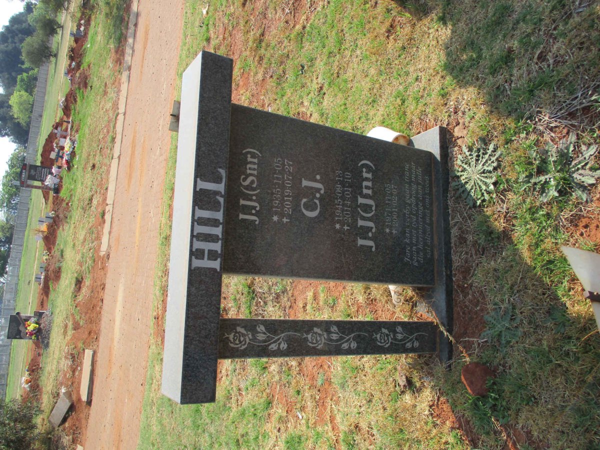 HILL J.J. 1935-2019 :: HILL C.J. 1945-2014 :: HILL J.J. 1971-2001