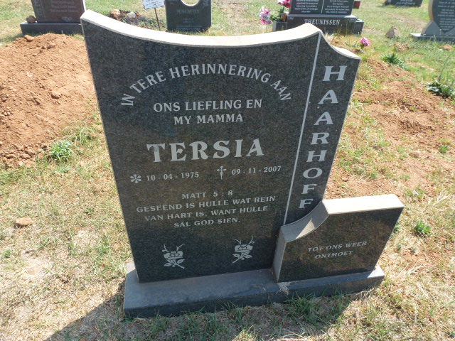 HAARHOFF Tersia 1957-2007