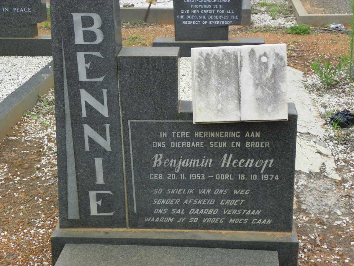HEENOP Benjamin 1953-1974