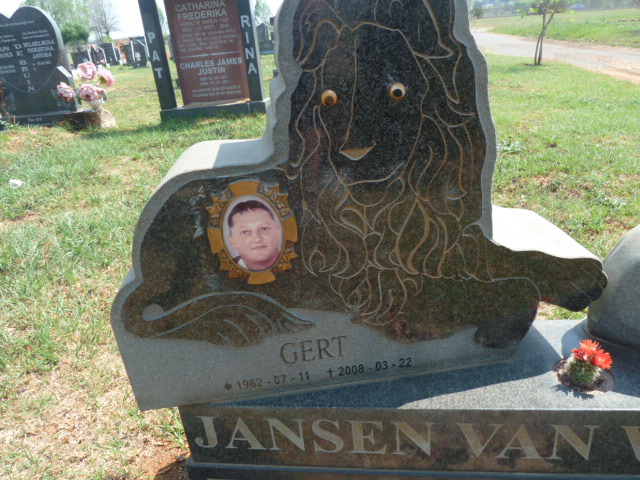 HENDRIKS Gert, JANSEN VAN VUUREN 1962-2008 & Gerda 1967-