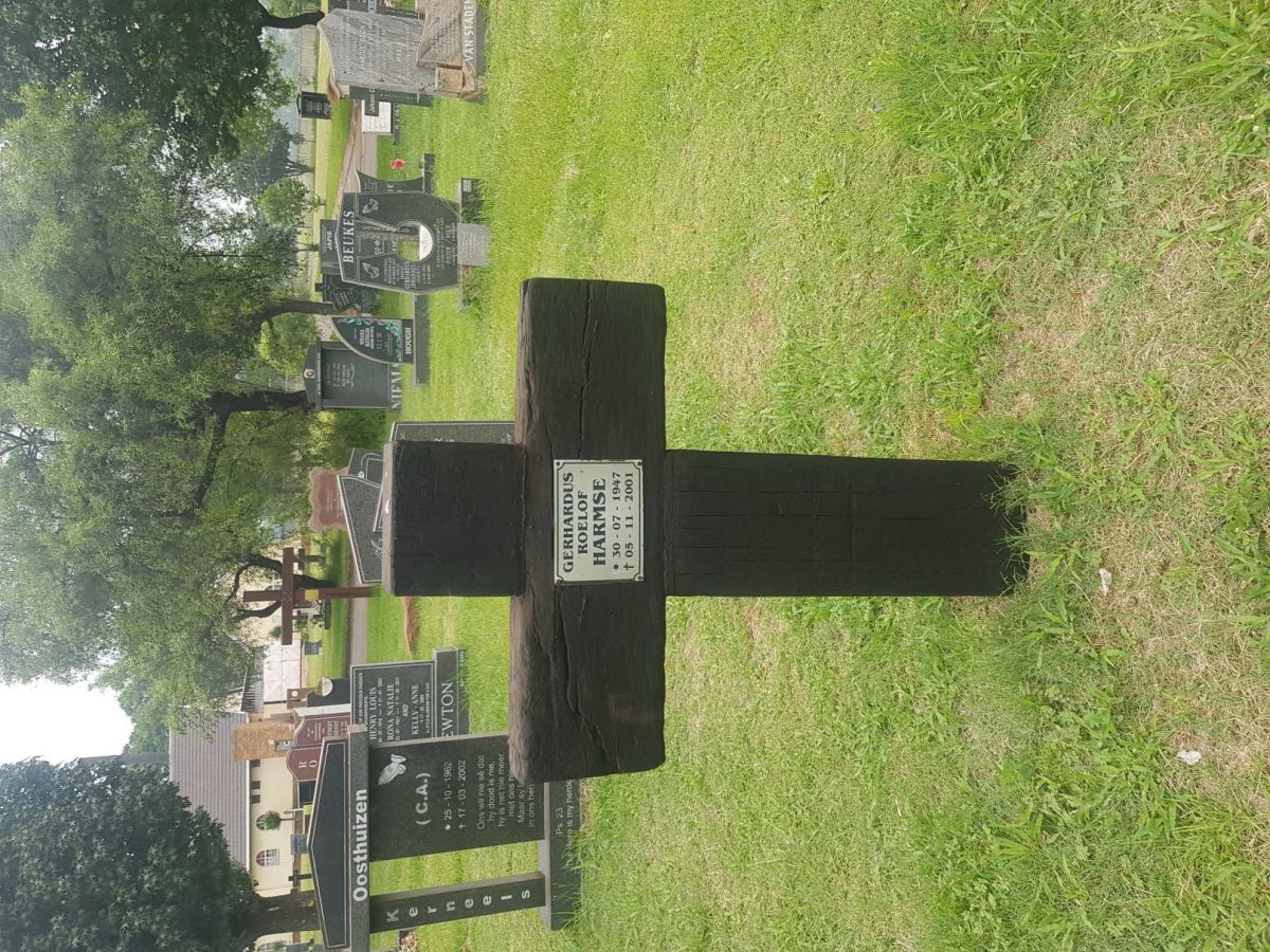 HARMSE Gerhardus Roelof 1947-2001