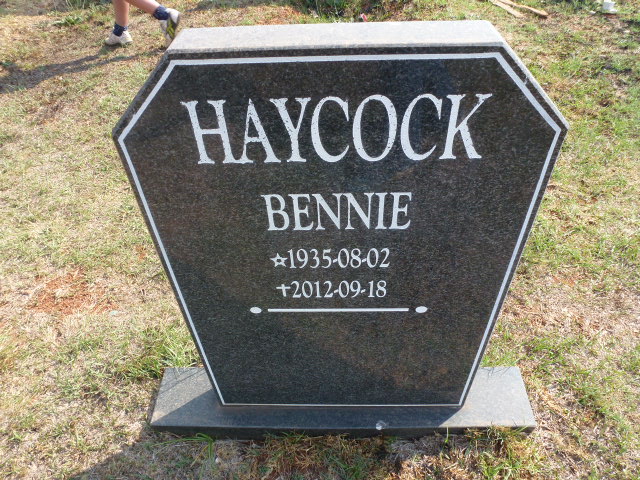 HAYCOCK Bennie 1935-2012