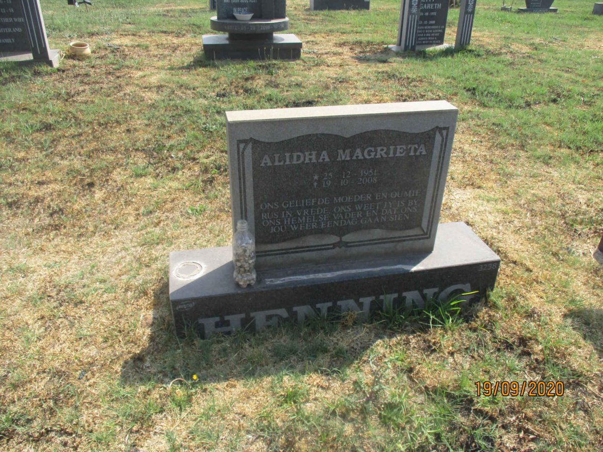 HENNING Alidha Magrieta 1951-2008