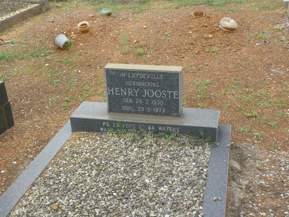 JOOSTE Henry 1930-1973