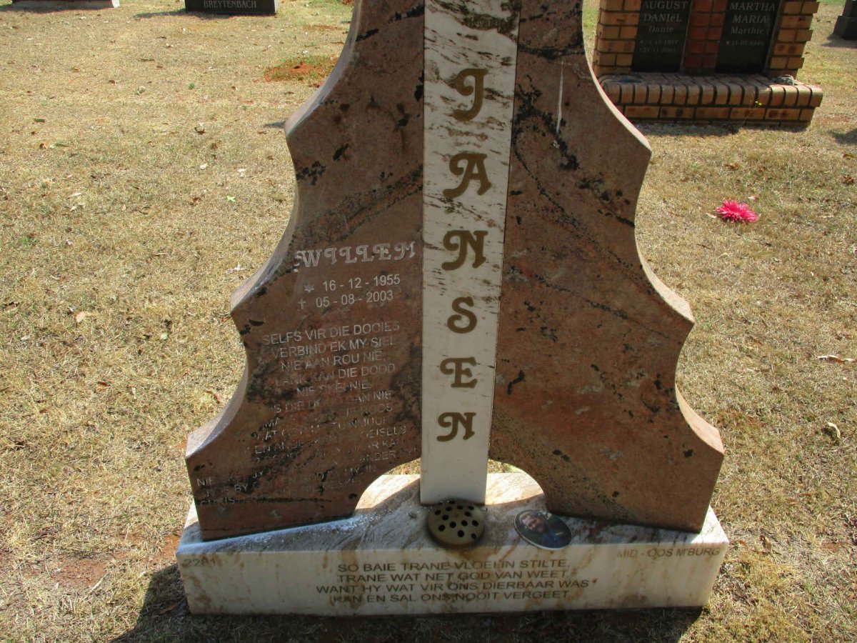 JANSEN Willem 1955-2003