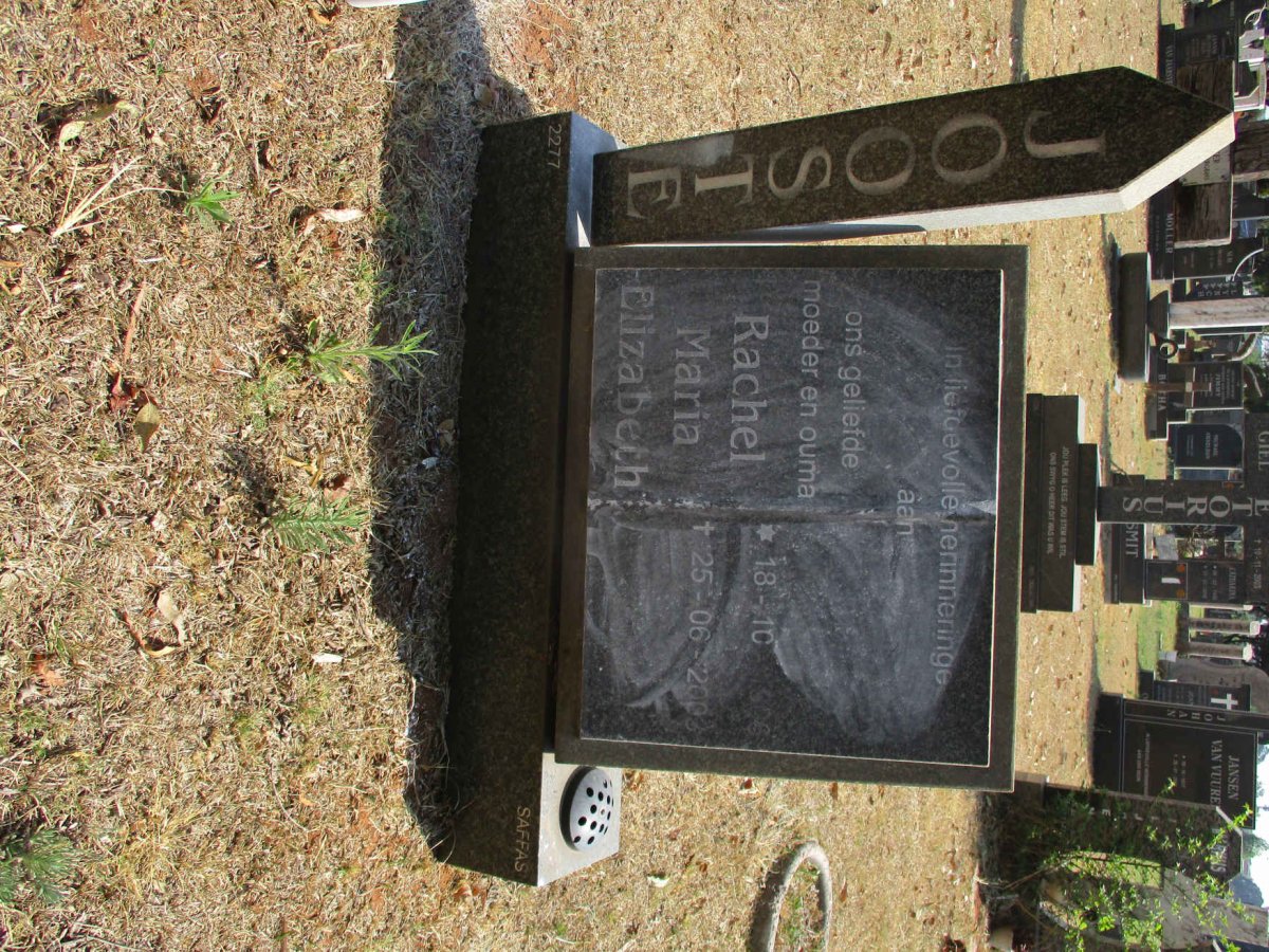 JOOSTE Rachel Maria Elizabeth 19?6-2003