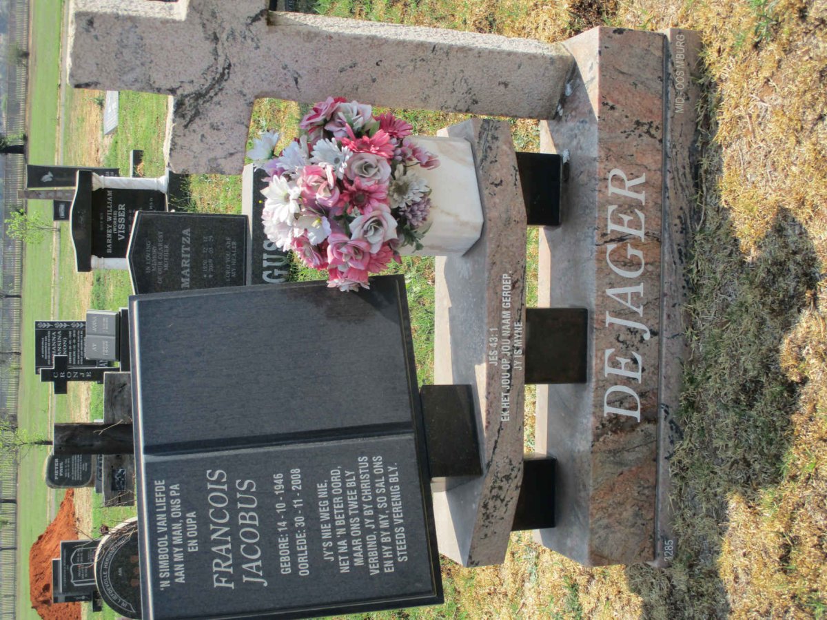 JAGER Francois Jacobus, de 1946-2008