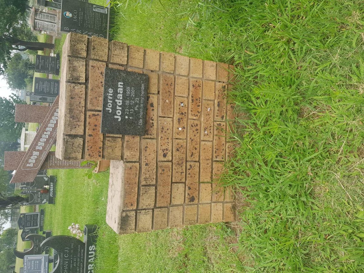 JORDAAN Jorrie 1959-2001