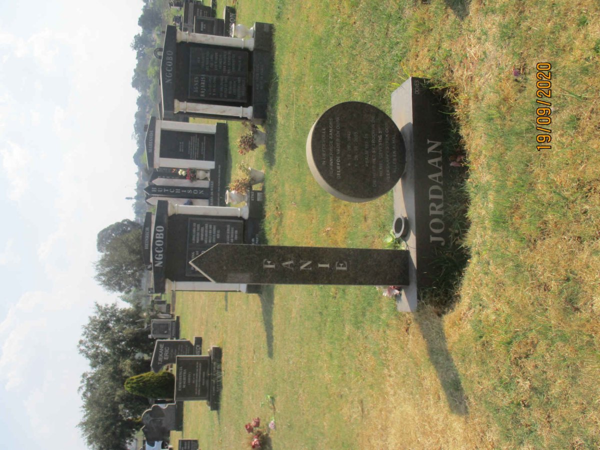 JORDAAN Fanie 1942-2005