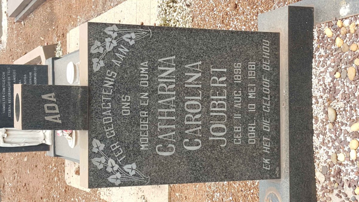JOUBERT Catharina Carolina 1896-1981