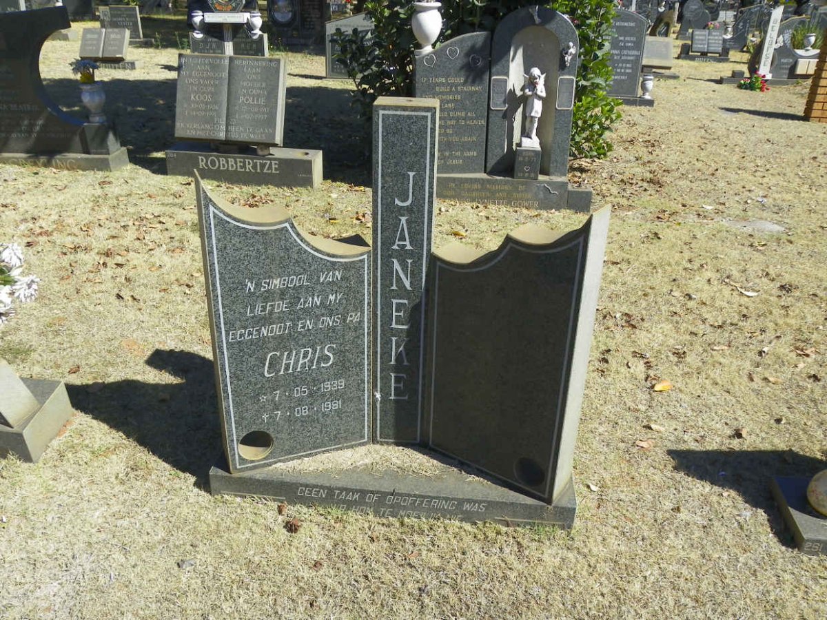 JANEKE Chris 1939-1991