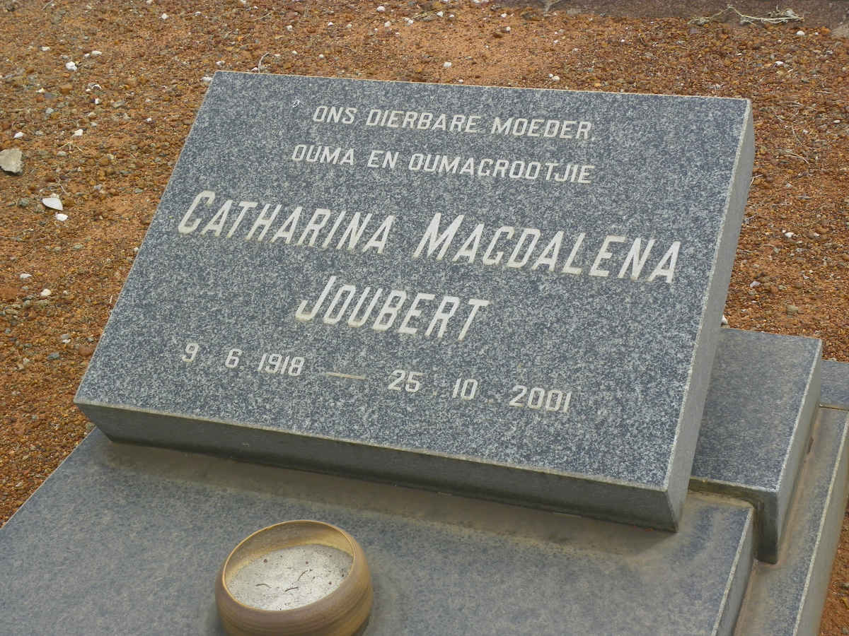 JOUBERT Catharina Magdalena 1918-2001