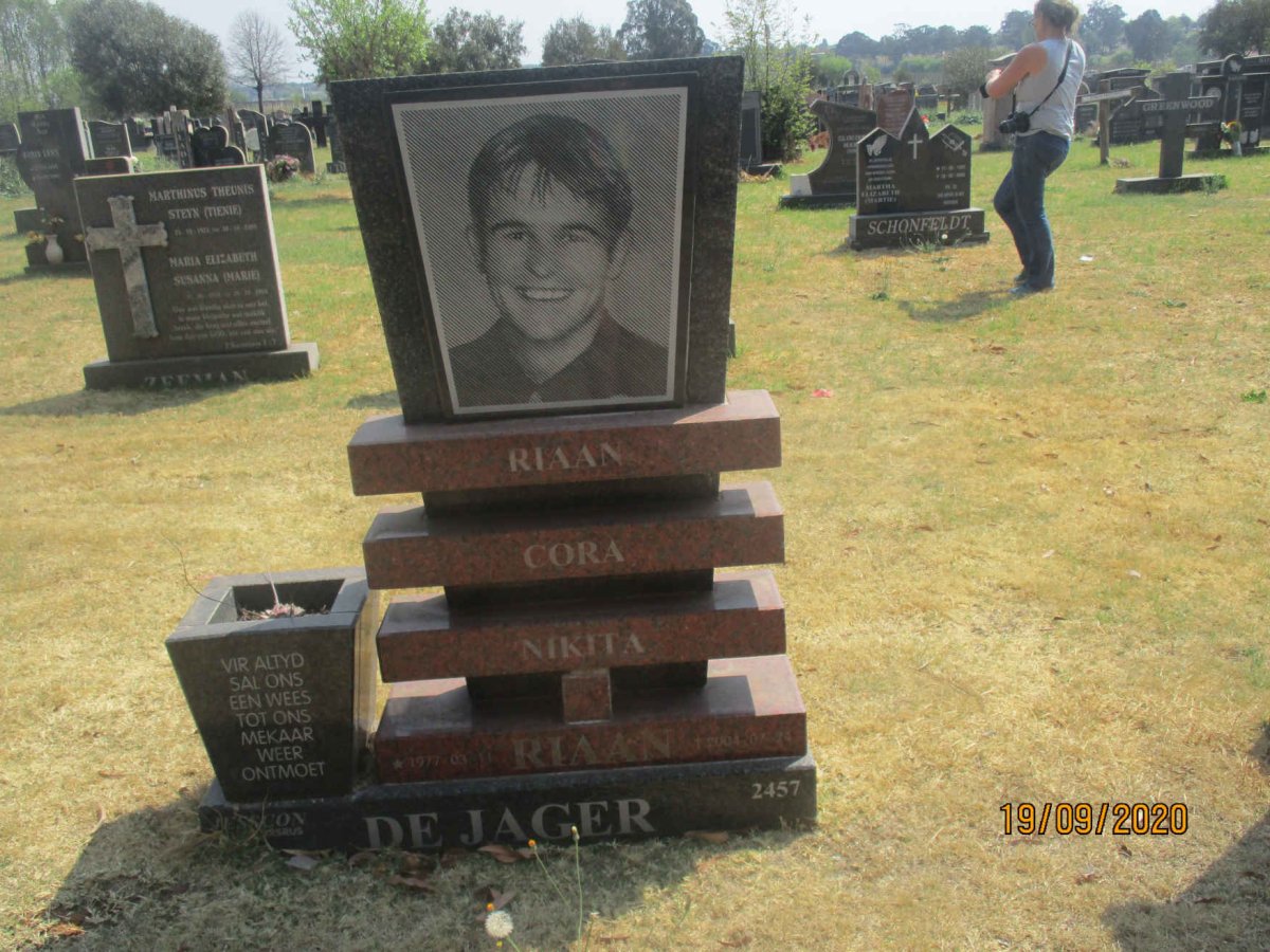 JAGER Riaan, de 1977-2004