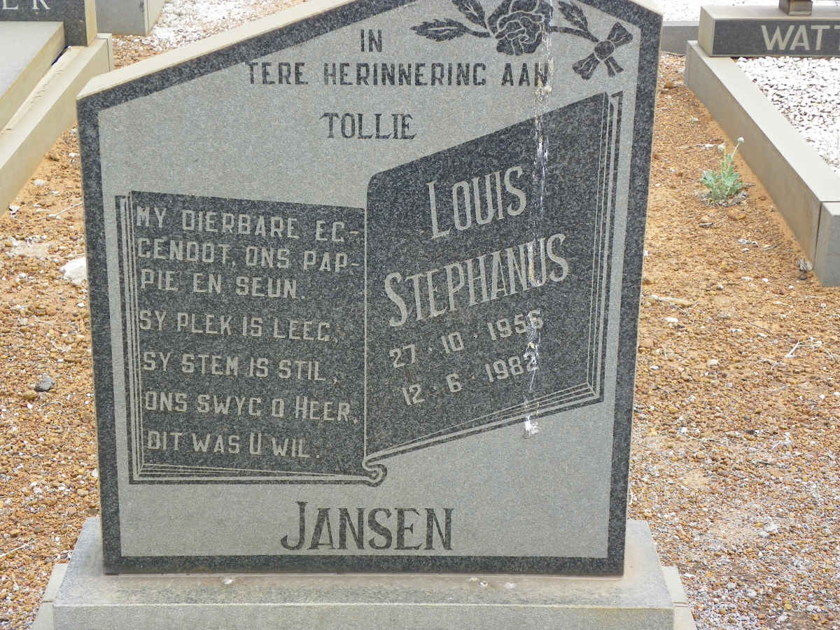 JANSEN Louis Stephanus 1956-1982