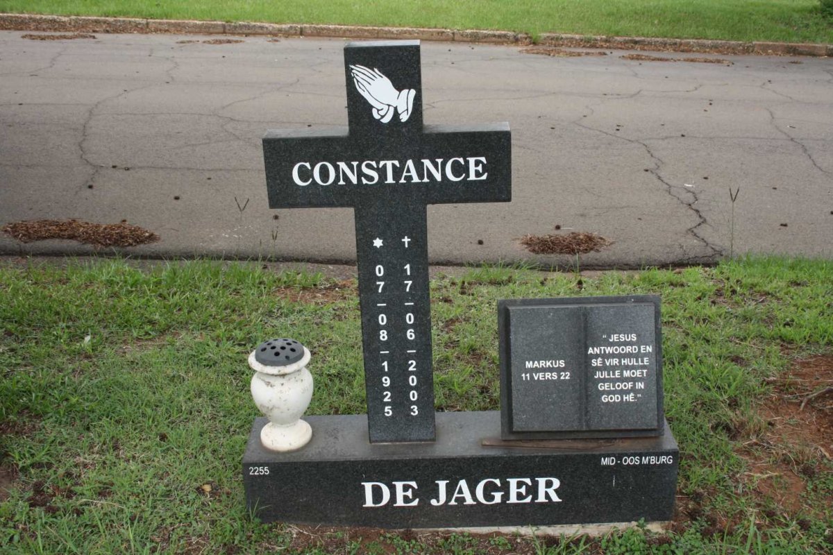 JAGER Constance, de 1925-2003