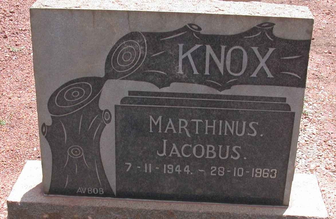 KNOX Marthinus Jacobus 1944-1963