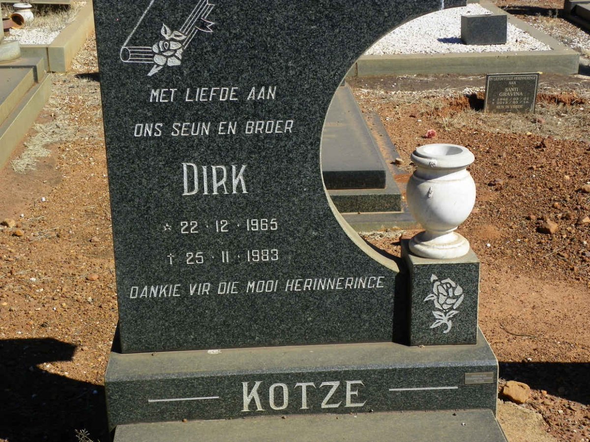 KOTZE Dirk 1965-1983