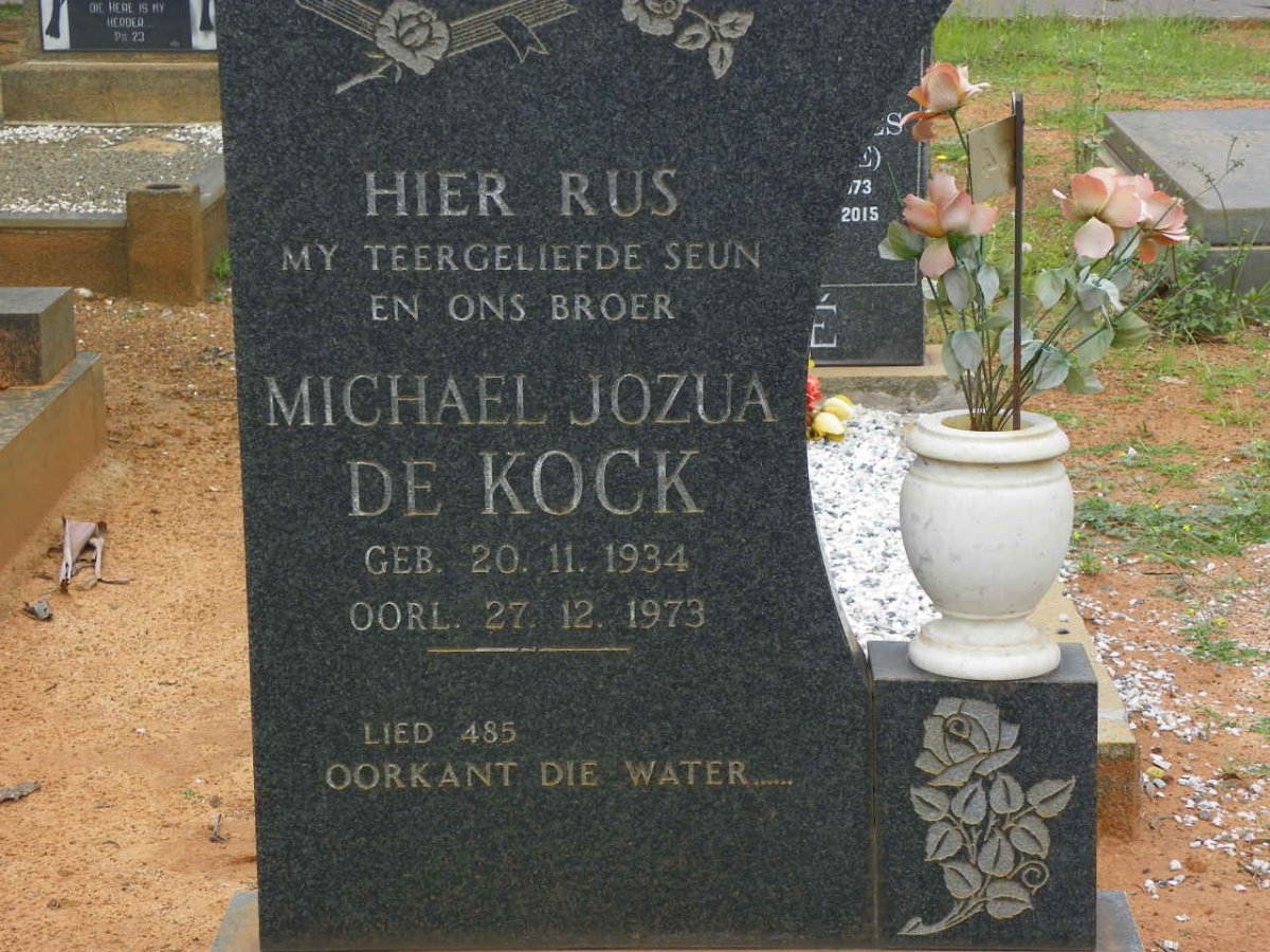 KOCK Michael Jozua, de 1934-1973