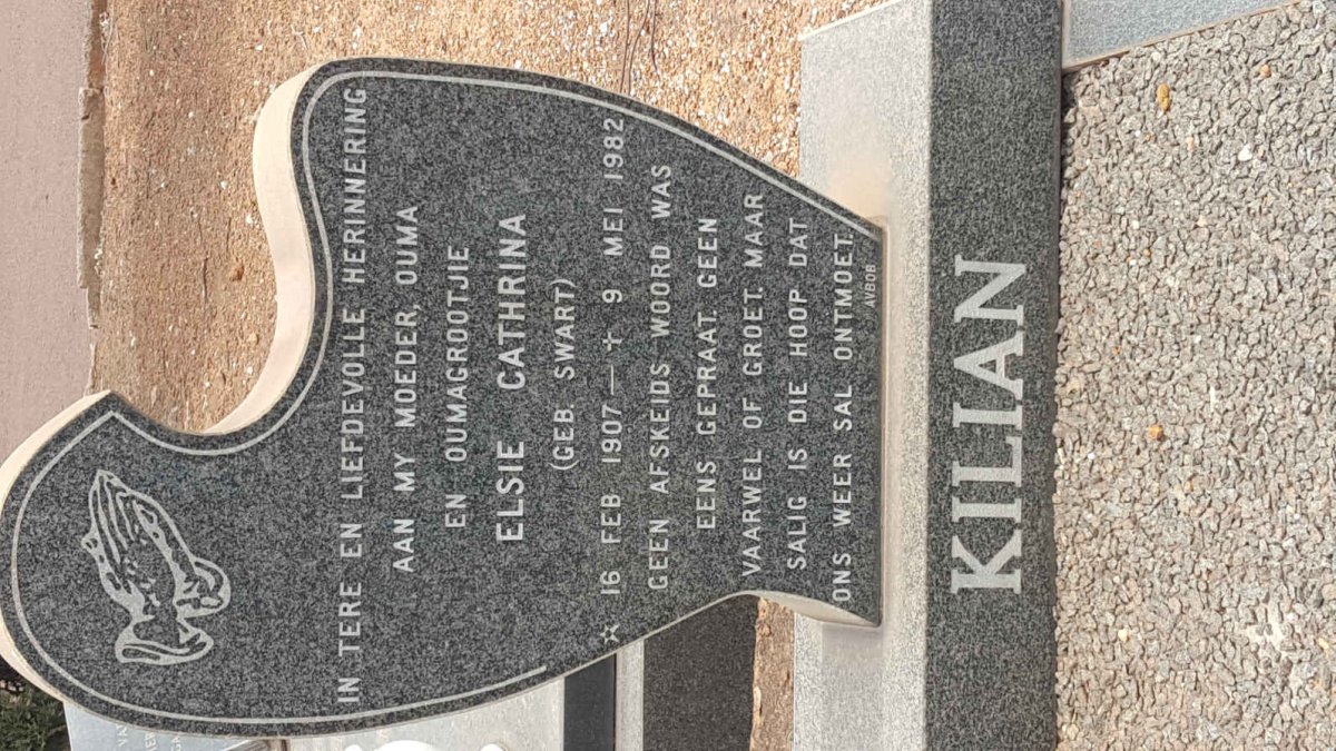 KILIAN Elsie Cathrina nee SWART 1907-1982