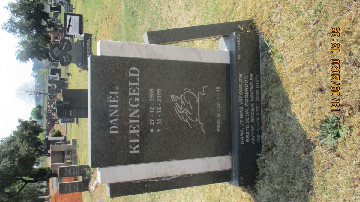 KLEINGELD Daniel 1959-2005