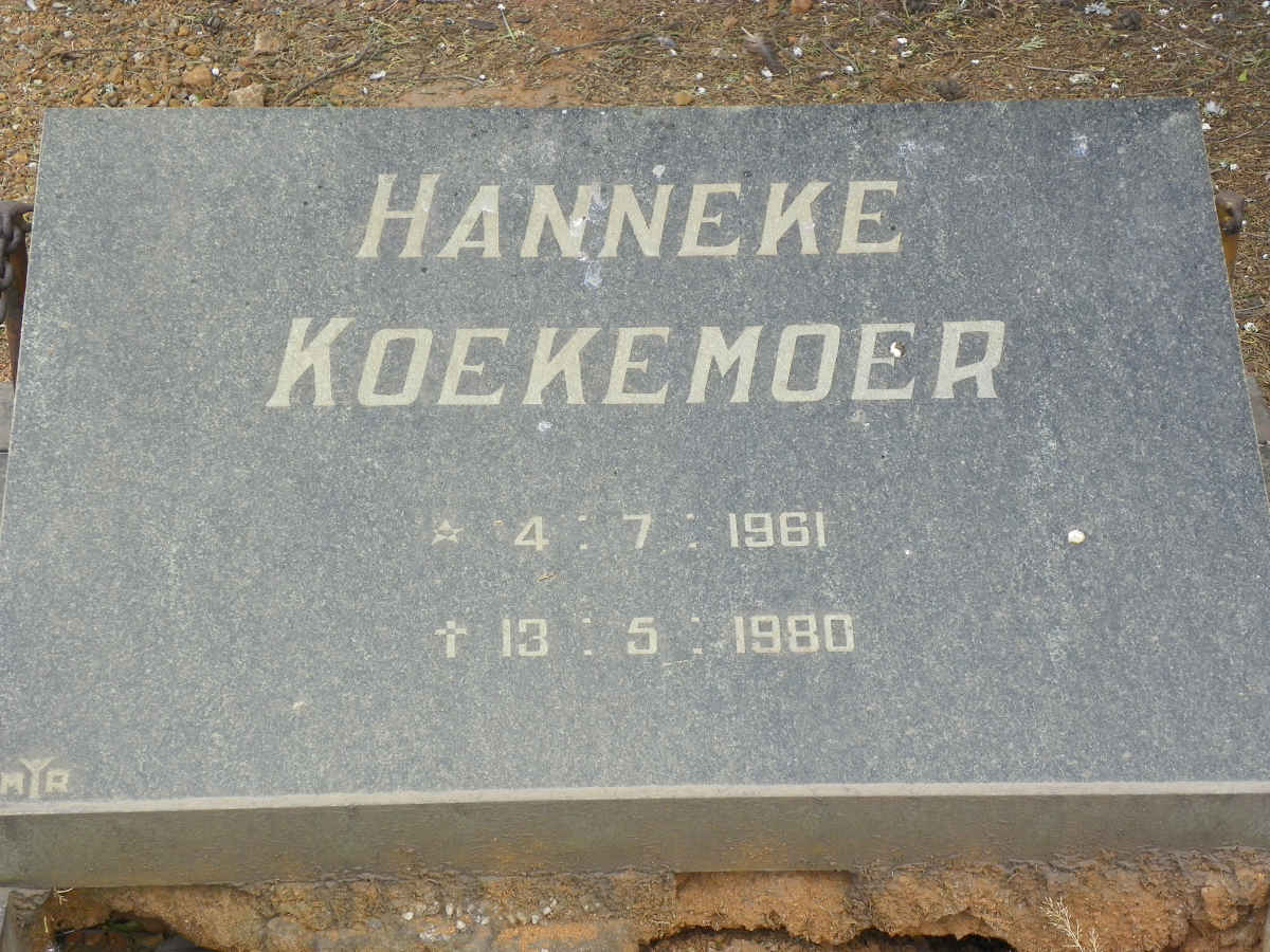 KOEKEMOER Hanneke 1961-1980