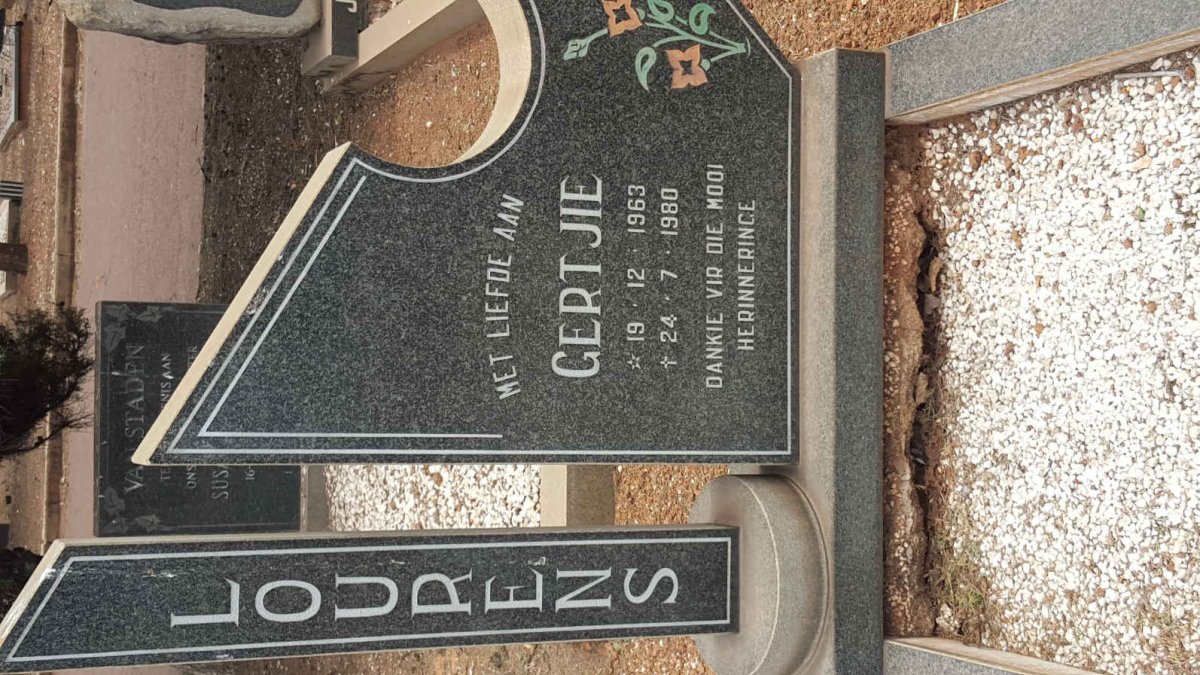 LOURENS Gertjie 1963-1980