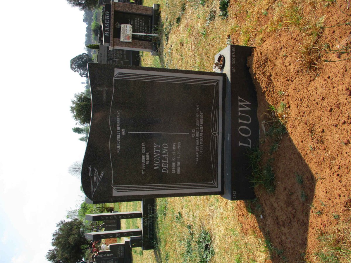 LOUW Monty Delano 1945-2005