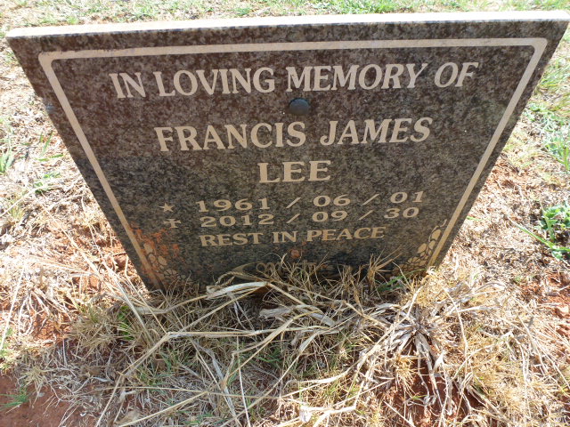 LEE Francis James 1961-2012