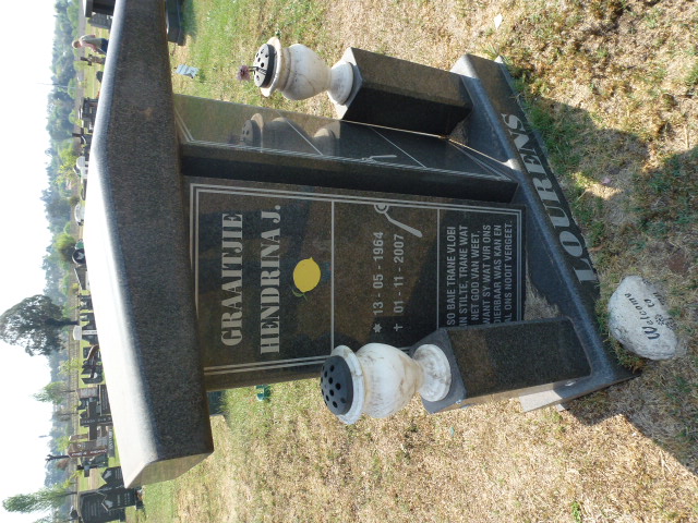 LOURENS Hendrina J. 1964-2007