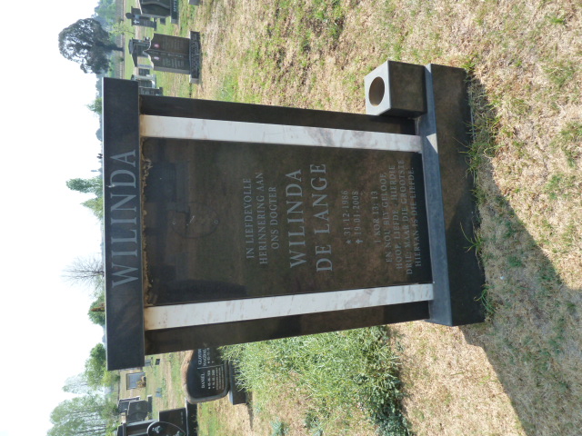 LANGE Wilinda, de 1986-2008