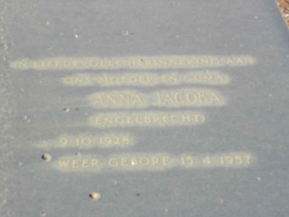 MINNY Lukas Martinus 1927-1984 &amp; Anna Jacoba ENGELBRECHT 1928- #3