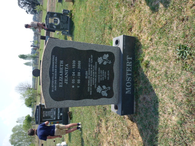 MOSTERT Elizabeth Jeanita 1939-2009