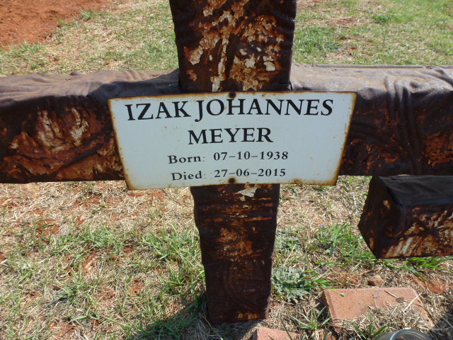 MEYER Izak Johannes 1938-2015