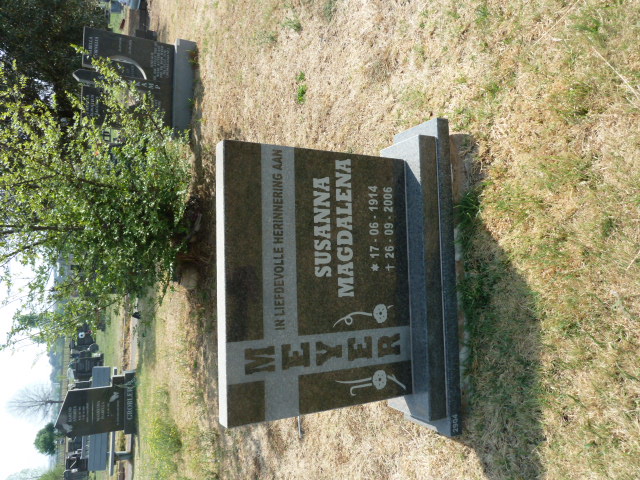 MEYER Susanna Magdalena 1914-2006