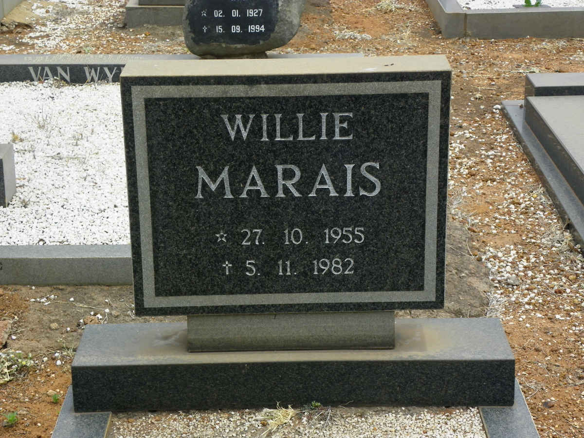 MARAIS Willie 1955-1982