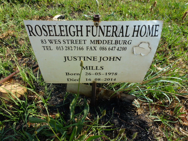 MILLS Justine John 1978-2014