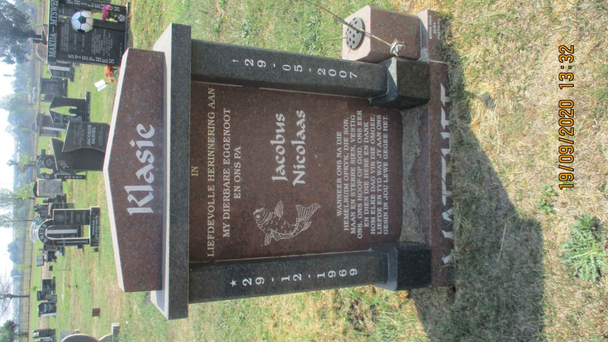 MATTHEE Jacobus Nicolaas 1969-2007