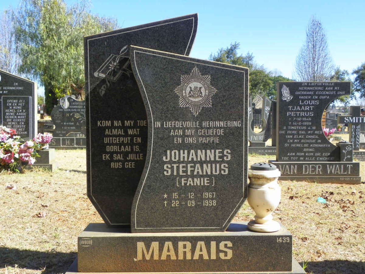 MARAIS Johannes Stefanus 1967-1998