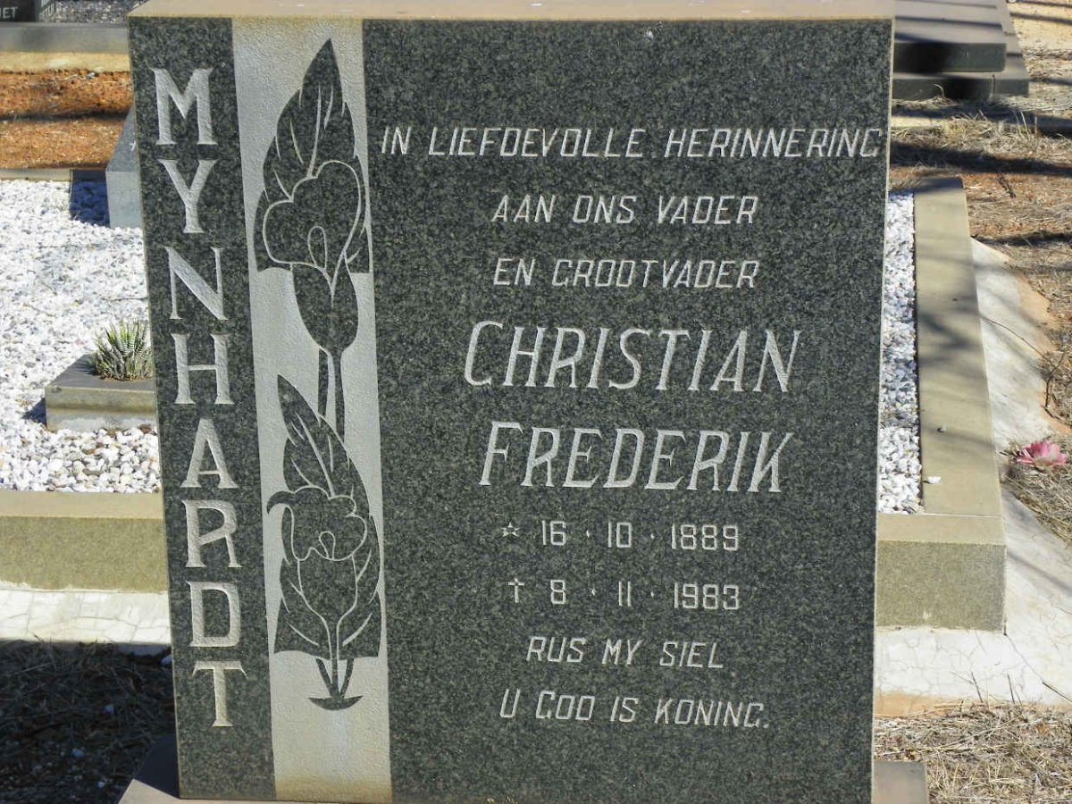 MYNHARDT Christian Frederik 1889-1983