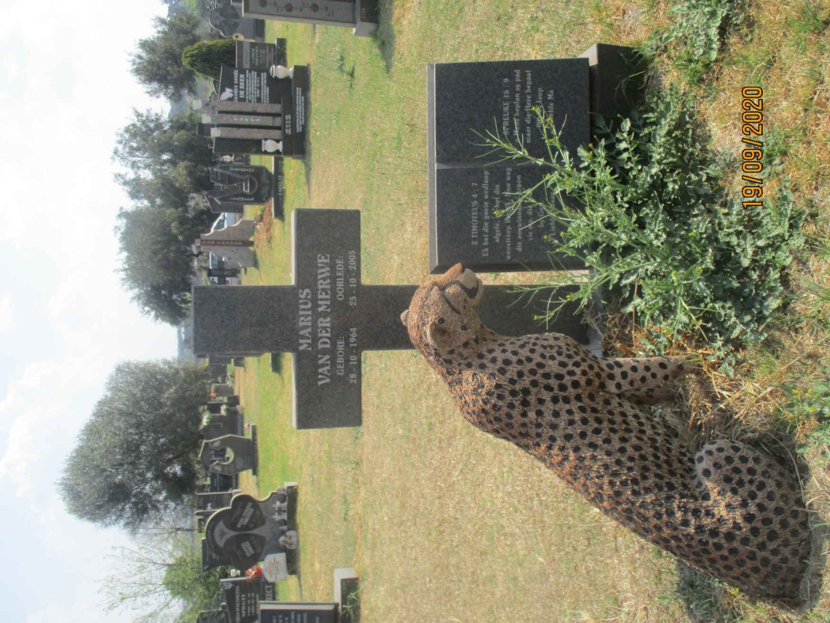 MERWE Marius, van der 1964-2005