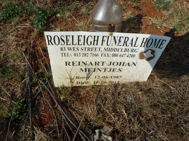 MEINTJES Reinart Johan 1987-2013