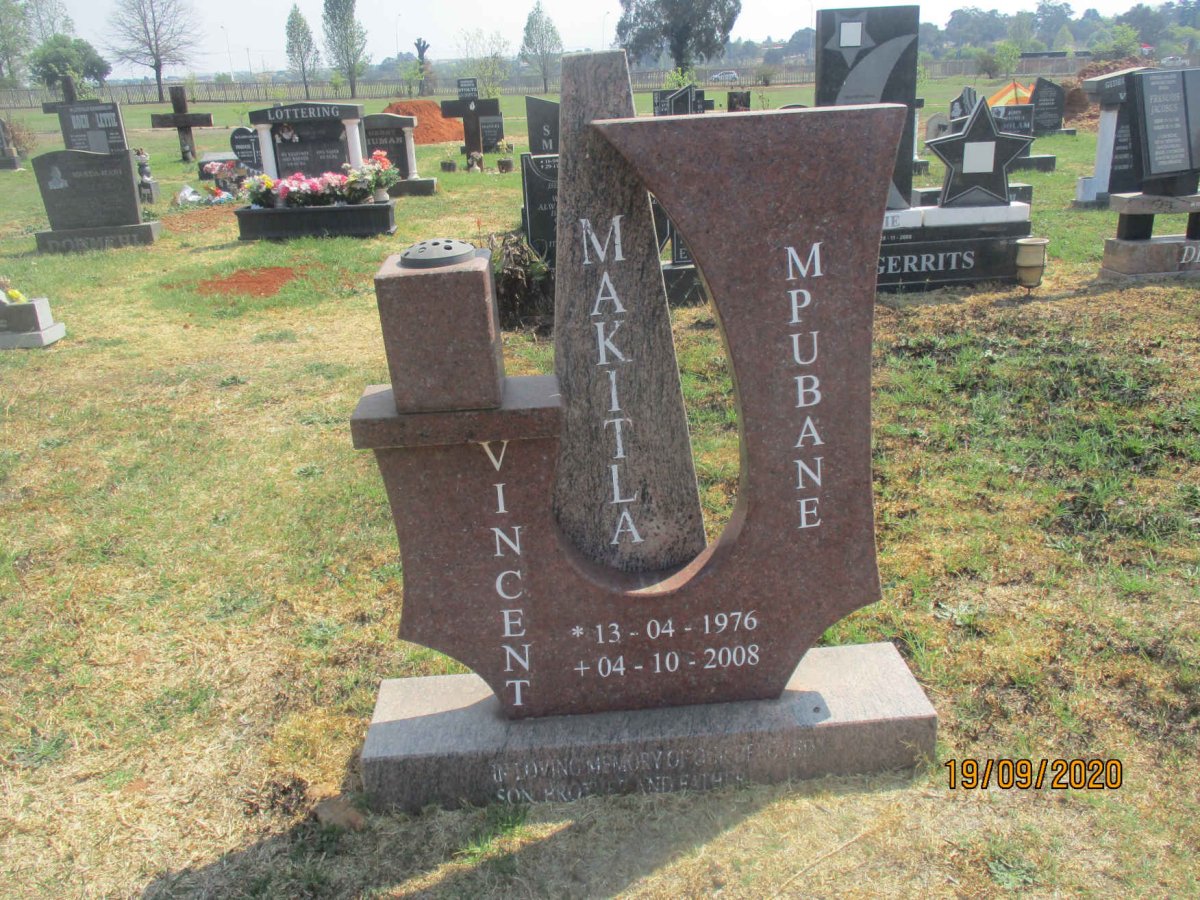 MAKITLA Vincent Mpubane 1976-2008